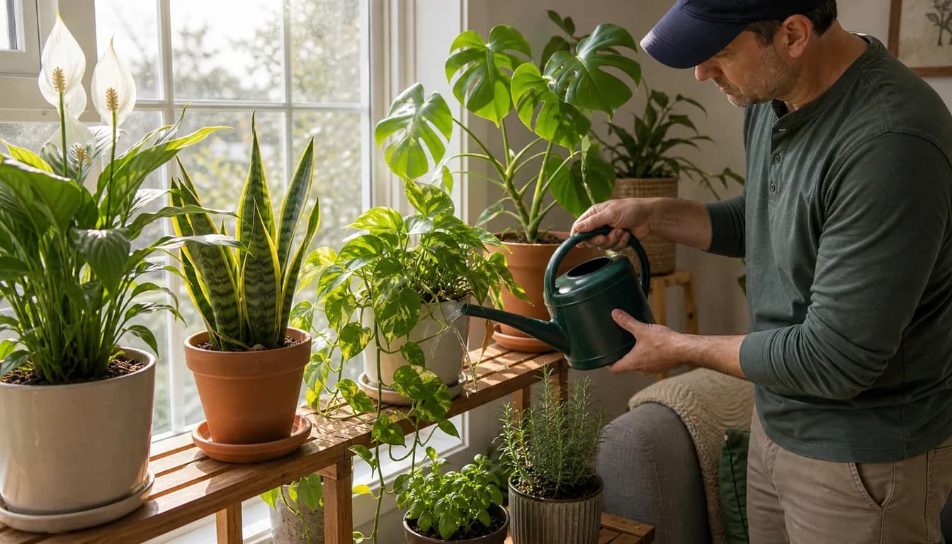 Best Time to Water Indoor Plants for Healthy Growth
