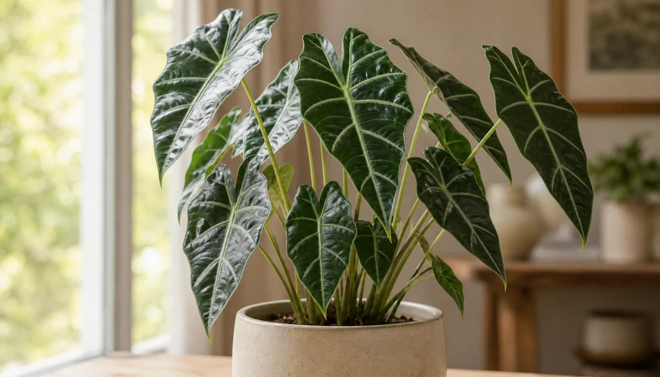 Alocasia: Bold Indoor Elephant Ear Foliage plant
