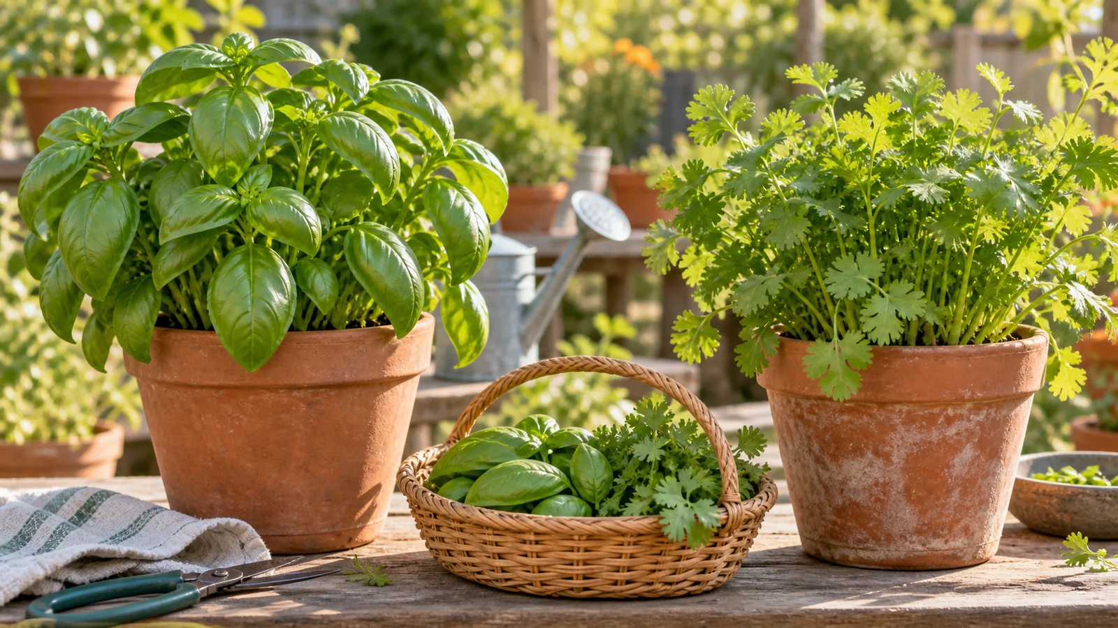 Basil vs Cilantro