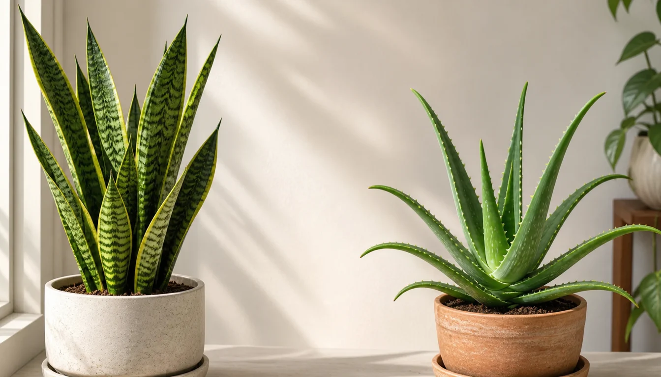 Snake Plant vs Aloe Vera